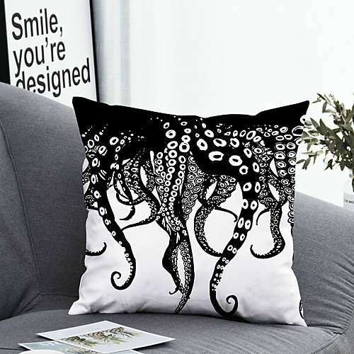 

1 pcs Polyester Pillow Cover Pillow Cover & Insert Simple Classic Square Zipper Polyester Traditional Classic
