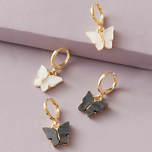 

Women's Drop Earrings Earrings Dangle Earrings Fashion Simple Fashion Cute Sweet Earrings Jewelry Gold For Gift Prom Date Vacation 2 Pairs