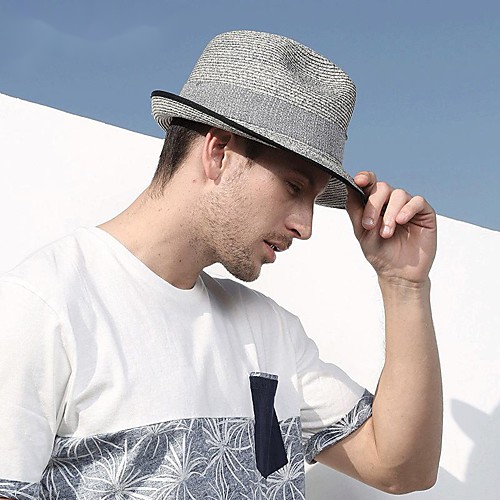 

Simple Modern Style Straw Hats with Trim 1 Piece Special Occasion / Party / Evening Headpiece