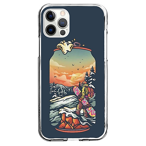 

Scenery Phone Case For Apple iPhone 12 iPhone 11 iPhone 12 Pro Max Unique Design Protective Case Pattern Back Cover TPU