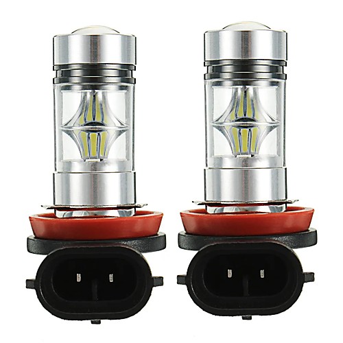 

OTOLAMPARA 2 X Car DRL Fog Light Bulbs H7 H11 T20 3157 1156 BA15S Ultra White Lightness