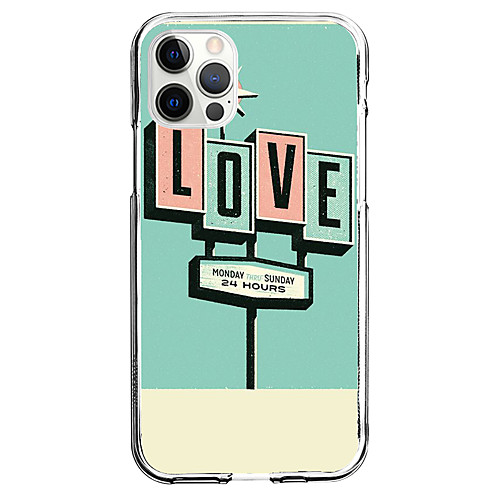 

Letter Phone Case For Apple iPhone 12 iPhone 11 iPhone 12 Pro Max Unique Design Protective Case Pattern Back Cover TPU