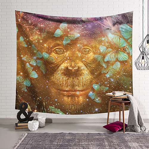 

Animals Wall Tapestry Art Decor Blanket Curtain Hanging Home Bedroom Living Room Decoration and Animal and Fantasy