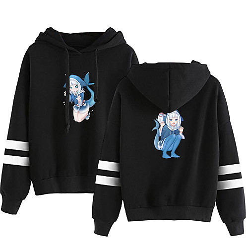 

Inspired by Gawr gura Natsu Dragneel Cosplay Costume Hoodie Polyester / Cotton Blend Graphic Printing Hoodie For Women's / Men's