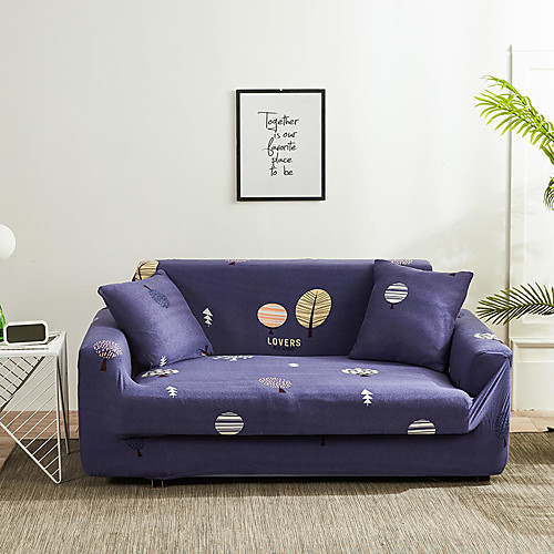 

Sofa Cover Floral / Plants / Print Yarn Dyed Polyester Slipcovers