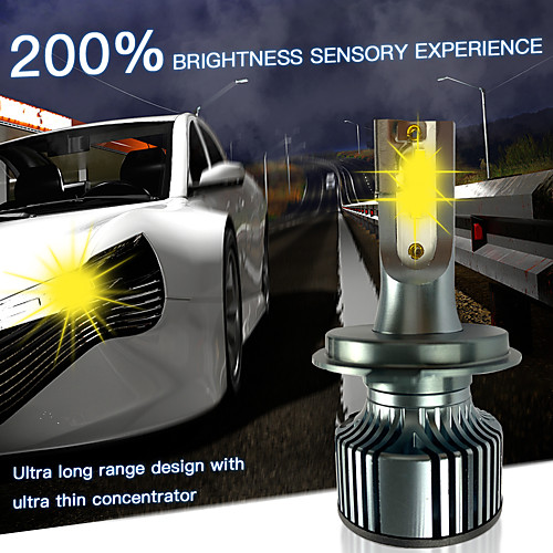 

OTOLAMPARA Car LED Headlamps H7 / H4 / H3 Light Bulbs 4000 lm High Performance LED 40 W 2 For universal All Models All years 2pcs