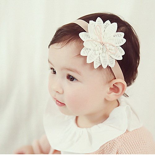 

Girls' For Birthday Party Festival Fabric White 1pc