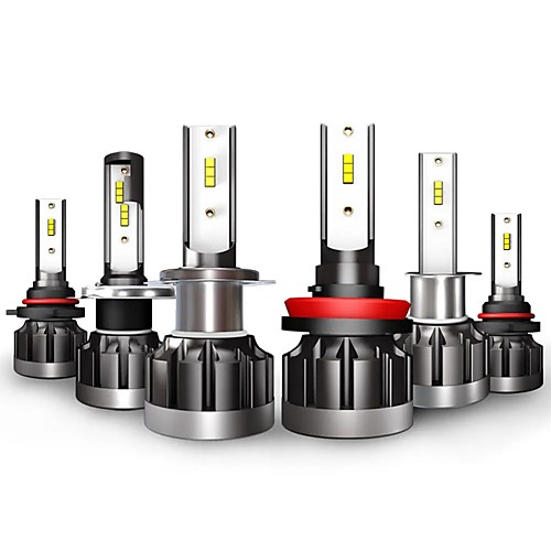 

OTOLAMPARA Ultra-thin Style 40W 4000LM CSP LED Car Headlights Bulbs H7 Fog Lamps 9006 H1 9005 Headlight Bulbs 6000K IP68 Waterproof Resistance Plug and Play Easy Installation 2PCS