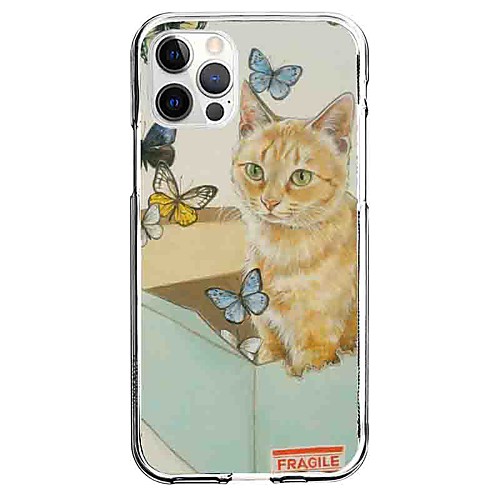 

Animal Phone Case For Apple iPhone 12 iPhone 11 iPhone 12 Pro Max Unique Design Protective Case Pattern Back Cover TPU