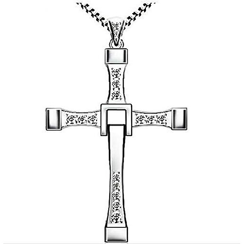 

925 sterling silver religious dominic toretto's cross pendant neckalce (dominic toretto's cross)