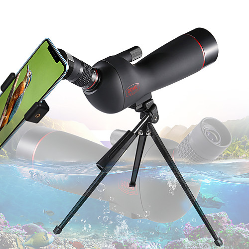 

GOMU 20-60 X 60 mm Monocular Weather Resistant Spotting Scope Folding Travel Size 130/1000 m Multi-coated BAK4 Hunting Performance Outdoor Exercise