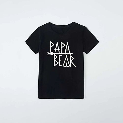 

Men's Unisex T shirt Hot Stamping Letter Plus Size Print Short Sleeve Casual Tops 100% Cotton Basic Fashion Classic Black