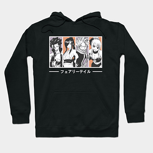 

Inspired by Fairy Tail Natsu Dragneel Cosplay Costume Hoodie Poly / Cotton Graphic Prints Printing Hoodie For Women's / Men's