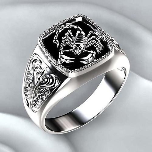 

special Scorpion gothic biker 925 sterling silver turkish handmade retro men's ring (12.25)
