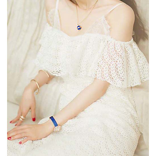 

Sheath / Column Maxi Elegant Holiday Party Wear Dress Spaghetti Strap Short Sleeve Ankle Length Lace with Lace Insert 2021