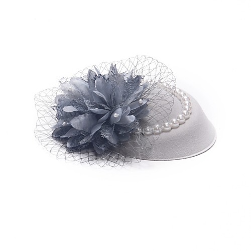 

Net Fascinators with Floral 1 Piece Special Occasion / Party / Evening Headpiece