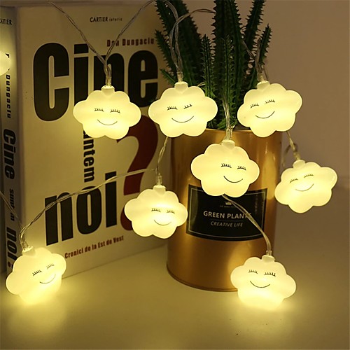 

1.5m 3m String Lights 10/20 LEDs 1 set Warm White Multi Color Christmas New Year's Cute Party Decorative AA Batteries Powered