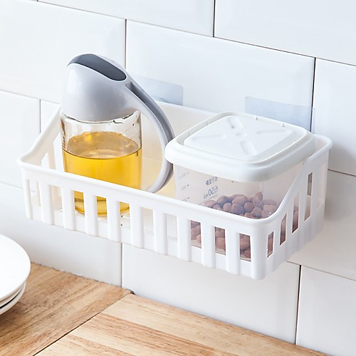 

Bath Storage Modern Contemporary Mixed Material Bath Organization