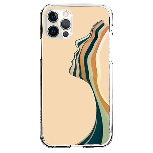 

Creative Stripes Phone Case For Apple iPhone 12 iPhone 11 iPhone 12 Pro Max Unique Design Protective Case Pattern Back Cover TPU