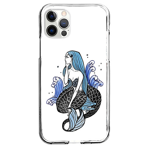 

Mermaid Scales Phone Case For Apple iPhone 12 iPhone 11 iPhone 12 Pro Max Unique Design Protective Case Pattern Back Cover TPU