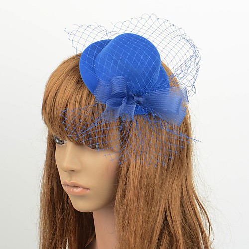 

Classical Romantic Tulle Fascinators with Bowknot / Floral 1 Piece Special Occasion / Party / Evening Headpiece