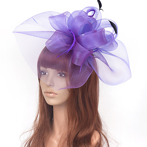 

Elegant Hyperbole Tulle Fascinators with Rhinestone / Bowknot / Floral 1 Piece Special Occasion / Party / Evening Headpiece