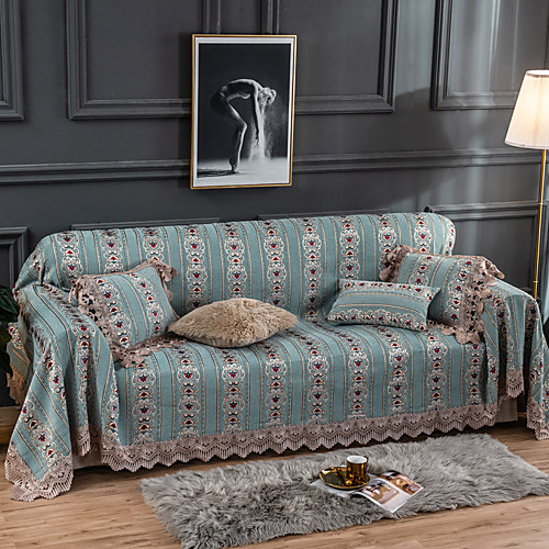 

Sofa Cover Sofa Blanket Multi Color / Geometric Printed Polyester / Cotton Slipcovers