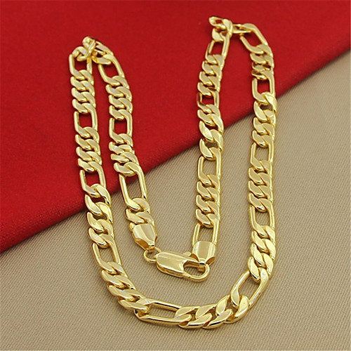 

Men's Necklace Trendy Copper Gold 50 cm Necklace Jewelry 1pc For Festival