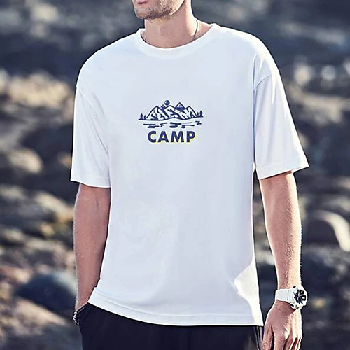 

Men's Unisex Tees T shirt Hot Stamping Graphic Prints Letter Plus Size Print Short Sleeve Casual Tops 100% Cotton Basic Designer Big and Tall White