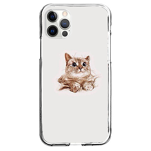 

Creative Cat Phone Case For Apple iPhone 12 iPhone 11 iPhone 12 Pro Max Unique Design Protective Case Pattern Back Cover TPU