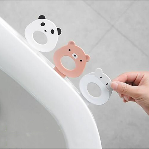 

Cartoon Clamshell Toilet Toilet Clamshell Clamshell Handle Household Plastic/Self-adhesive