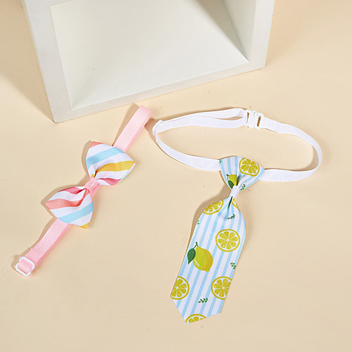 

Dog Cat Necklace Tie / Bow Tie Bowknot Pineapple Elegant Hawaiian Sweet Dailywear Casual / Daily Dog Clothes Puppy Clothes Dog Outfits Breathable White Pink Costume for Girl and Boy Dog Cotton M