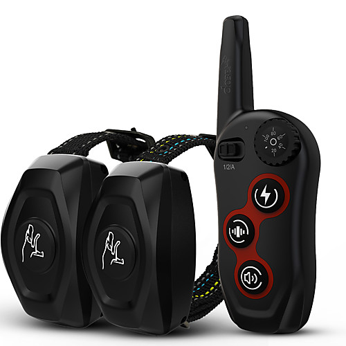 

Dog Training Anti Bark Collar Shock Collar For Dogs With Remote Remote Controlled Adjustable Dog Pets Waterproof Anti Bark Electronic / Electric Plastic Behaviour Aids 2 in 1 For Pets