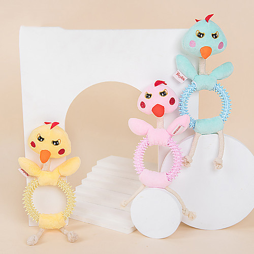 

Chew Toy Interactive Toy Stuffed Animal Toy Sqeauking Toy Dog Cat Pet Exercise Releasing Pressure Chewing Teething Plush Gift Pet Toy Pet Play