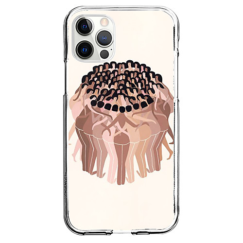 

Creative Characters Phone Case For Apple iPhone 12 iPhone 11 iPhone 12 Pro Max Unique Design Protective Case Pattern Back Cover TPU