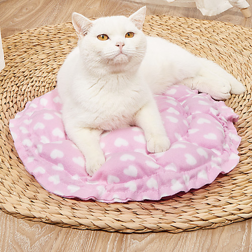 

Dog Cat Pets Cat Beds Dog Bed Mat Pet Sleeping Nest Heart Portable Foldable Washable Dual-use Mat Nylon for Large Medium Small Dogs and Cats