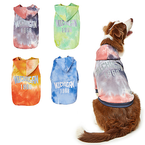 

Dog Sweater Hoodie Color Block Fashion Casual / Daily Casual / Daily Outdoor Dog Clothes Puppy Clothes Dog Outfits Breathable Blue Yellow Pink Costume for Girl and Boy Dog Polyester XS S M L XL