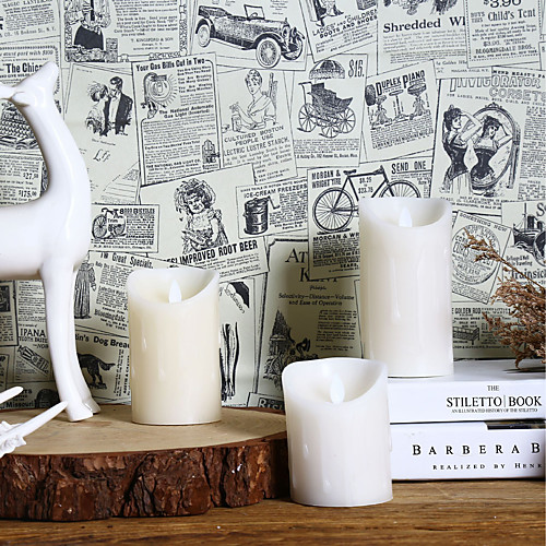 

3D Wall Stickers 3D Wall Stickers Decorative Wall Stickers PVC Home Decoration Wall Decal Wall Decoration 1pc 30045cm