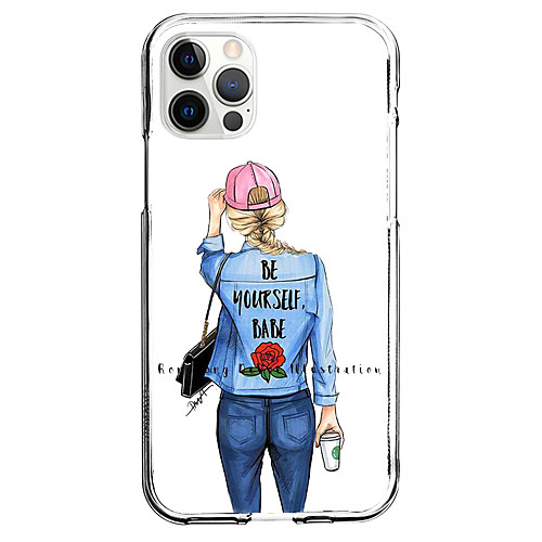 

Creative Characters Phone Case For Apple iPhone 12 iPhone 11 iPhone 12 Pro Max Unique Design Protective Case Pattern Back Cover TPU