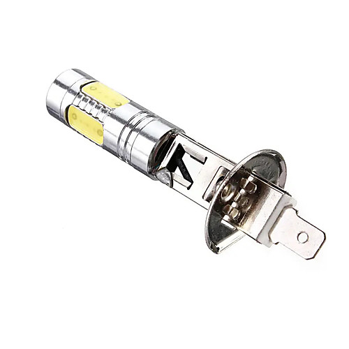 

OTOLAMPARA 1PCS H1 7.5W COB LED Car Fog Lights H3 DRL Daytime Driving Lamp Bulb with Lens White