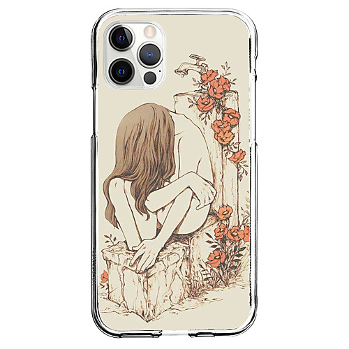 

Characters Phone Case For Apple iPhone 12 iPhone 11 iPhone 12 Pro Max Unique Design Protective Case Shockproof Pattern Back Cover TPU