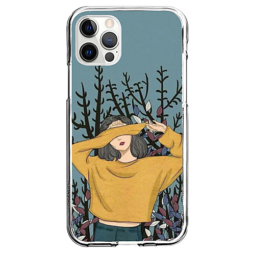 

Characters Phone Case For Apple iPhone 12 iPhone 11 iPhone 12 Pro Max Unique Design Protective Case Shockproof Pattern Back Cover TPU