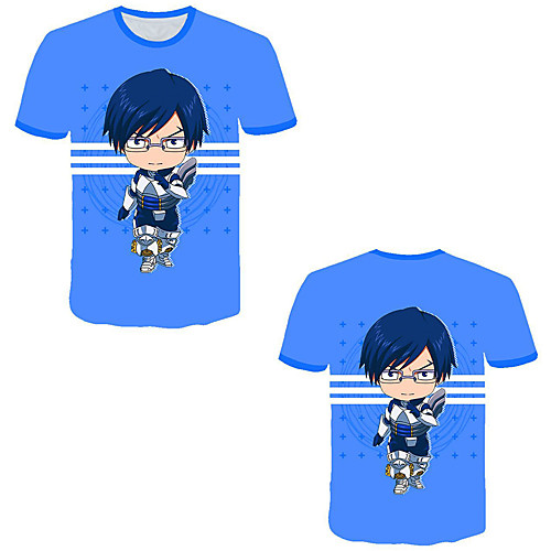 

Inspired by My Hero Academia / Boku No Hero Cosplay Cosplay Costume T-shirt Terylene Graphic Printing T-shirt For Women's / Men's