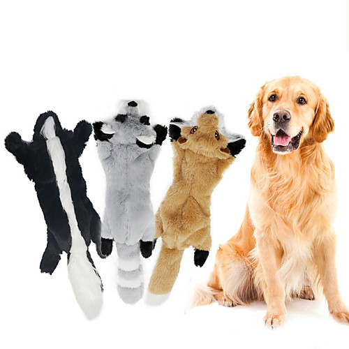 

3 Pcs Squeaking Toy Dog Chew Toys Pet Molar Bite Toy Stuffed Animal Toy Dog Cat 1 set Animal Adorable Pet Training Plush Gift Pet Toy Pet Play