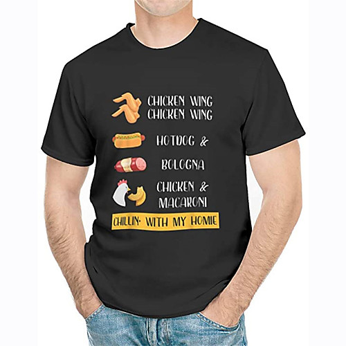 

Men's Unisex Tee T shirt Hot Stamping Text Graphic Prints Plus Size Print Short Sleeve Casual Tops 100% Cotton Basic Designer Big and Tall White Black Blue