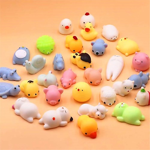 

10 pcs Mini Change Color Squishy Cute Cat Antistress Ball Squeeze Rising Abreact Soft Sticky Stress Relief Toys Funny Gift mochi Toys