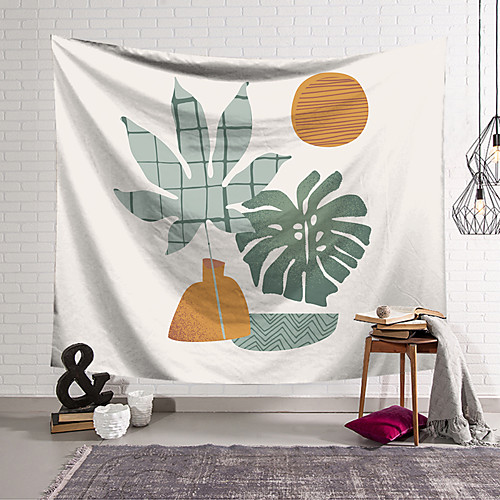 

Wall Tapestry Art Decor Blanket Curtain Hanging Home Bedroom Living Room Decoration Polyester Modern Minimalist Illustration Marandi Style