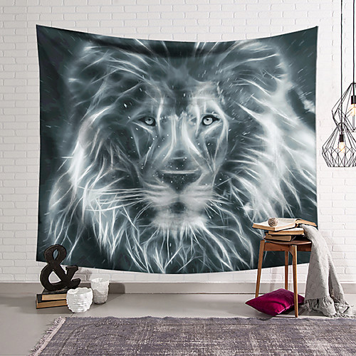 

Wall Tapestry Art Decor Blanket Curtain Hanging Home Bedroom Living Room Decoration Polyester Lion