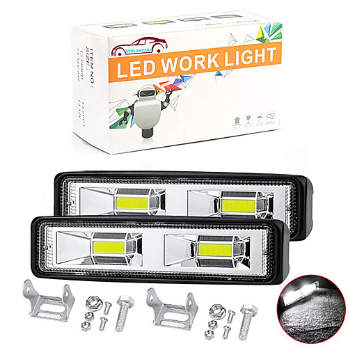 

OTOLAMPARA 2021 New Series LED Work Light 48W 6000K for JEEP Motorcycle ATV SUV 4WD IP67 Waterproof Super Bright Lightness LED Spotlight 1pcs 2pcs 4pcs optional