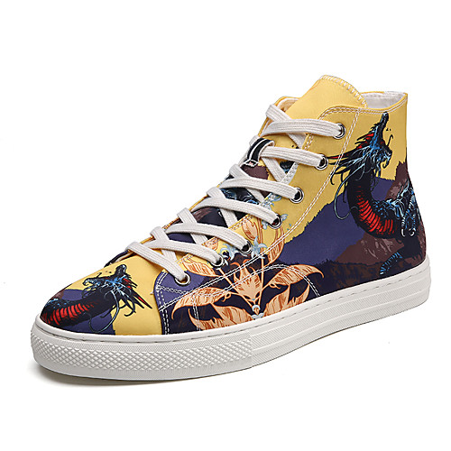 

Men's Sneakers Skate Shoes Casual Athletic Outdoor Fitness & Cross Training Shoes Walking Shoes Satin Synthetics Non-slipping Shock Absorbing Wear Proof Booties / Ankle Boots Rainbow Spring Summer